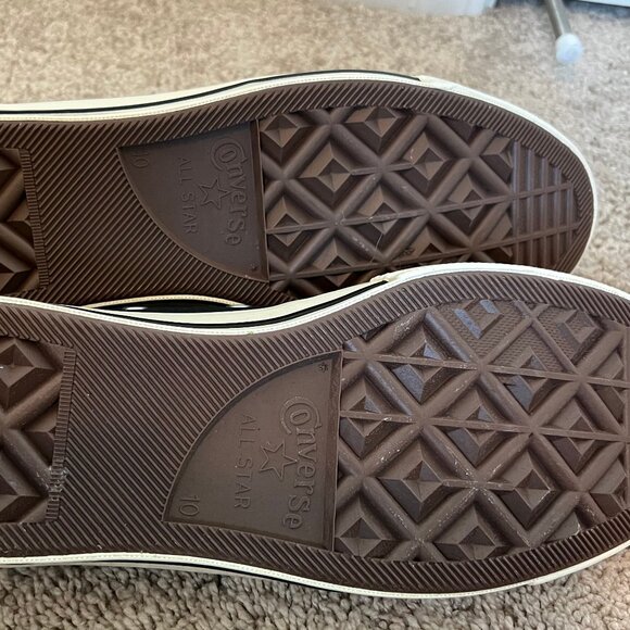 Unisex Converse Chuck Taylor 70 Low Top Black & Cream Sneakers Size M10/W12 BNIB - Picture 5 of 5